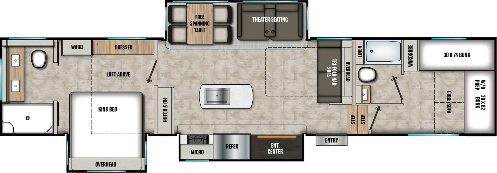 Phoenix 370BAF Floorplan